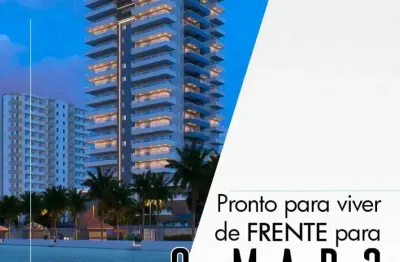 Lançamento em mongaguá residencial diamond apartamento frente mar