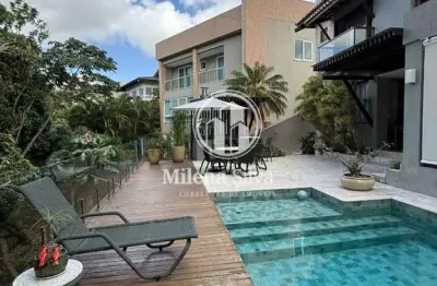 Casa em condomínio fechado com 4 quartos à venda na rua pituba, 1, alphaville i, salvador por r$ 4.700.000