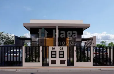 Casa geminada à venda no bairro aimoré em guabiruba/sc