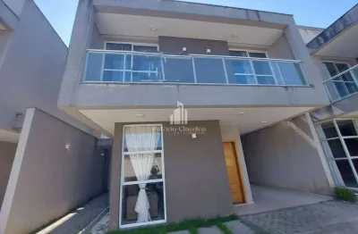 Sobrado com terraço á 215m da praia e 03 quartos (sendo 01 suíte)!