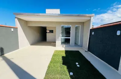 Casa nova com 03 dormitórios (sendo 01 suíte) no balneário princesa do mar!