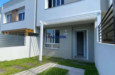 Sobrado com sacada, churrasqueira, jardim, 77m² - bairro são luiz, caxias do sul - venda