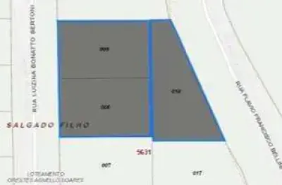 Terreno padrão para venda  no bairro salgado filho em caxias do sul