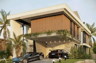 Casa contemporânea no colinas camboriú com piscina e 4 suítes