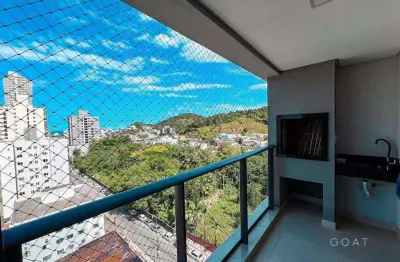 Apartamento com 2 dormitórios e varanda com churrasqueira – praia brava