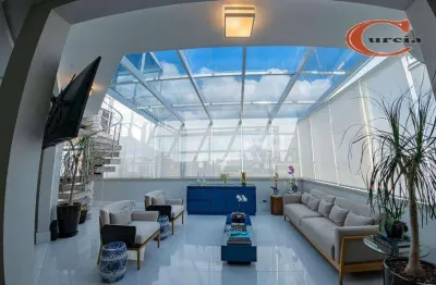 Cobertura com 4 dormitórios à venda, 370 m² por r$ 4.865.000,00 - moema - são paulo/sp