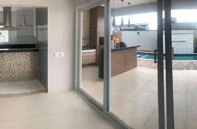Sobrado em condomínio fechado com 4 dormitórios à venda, 328 m² por r$ 2.100.000 - jardim reserva bom vive - indaiatuba/sp