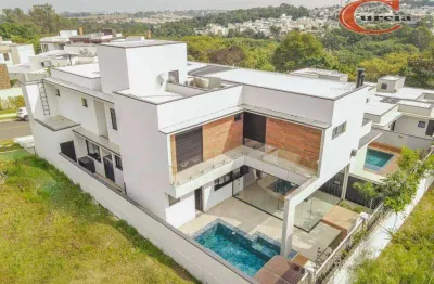 Sobrado em condómino fechado com 4 dormitórios à venda, 358 m² por r$ 4.500.000 - residencial duas marias - indaiatuba/sp