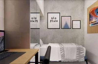 Apartamento com 2 dormitórios à venda, 35 m² por r$ 319.000,00 - vila monumento - são paulo/sp