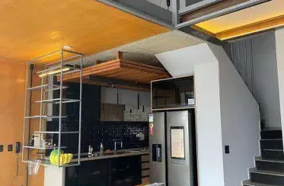 Apartamento duplex com 1 dormitório à venda, 95 m² por r$ 2.100.000,00 - cerqueira césar - são paulo/sp