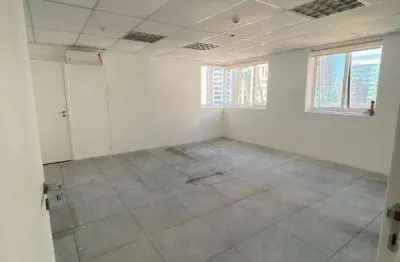 Conjunto comercial com 3 salas para alugar, 130 m² por r$ 12.200/mês - cidade monções - são paulo/sp