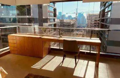 Apartamento com 1 dormitório à venda, 45 m² por r$ 889.000,00 - brooklin paulista - são paulo/sp