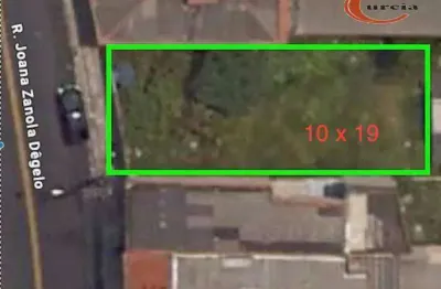 Terreno à venda, 190 m² por r$ 318.000,00 - jardim petroni - são bernardo do campo/sp