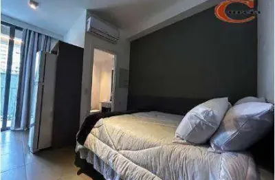 Apartamento com 1 dormitório para alugar, 22 m² por r$ 3.840,00/mês - moema - são paulo/sp