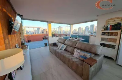 Cobertura com 3 dormitórios à venda, 160 m² por R$ 1.390.000,00 - Vila Dom Pedro I - São Paulo/SP