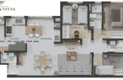 Apartamento 3 dormitórios para venda em são caetano do sul, barcelona, 3 dormitórios, 1 suíte, 2 banheiros, 2 vagas