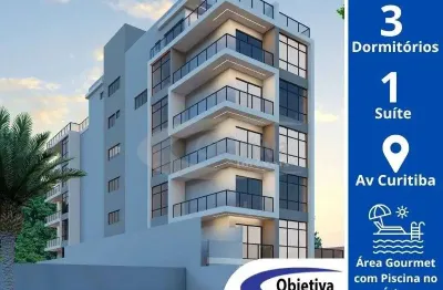 Apartamento com 3 quartos à venda na avenida curitiba, 9011, centro, guaratuba, 154 m2 por r$ 768.060