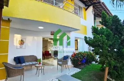 Casa em condomínio fechado com 4 quartos à venda na rua joão marques oliveira, 600, buraquinho, lauro de freitas, 180 m2 por r$ 860.000