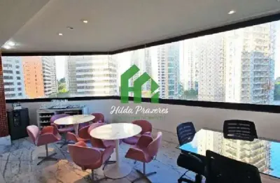 Apartamento luxuoso à venda em horto florestal, salvador-ba: 4 quartos, 3 suítes, 3 salas, 5 banheiros, 4 vagas de garagem.