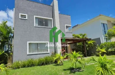 Casa em condomínio fechado com 3 quartos à venda na rua caraíva, 190, alphaville (abrantes), camaçari por r$ 1.450.000
