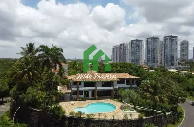 Imperdível, casa à venda no coração de patamares, com vista mar, piscina e 1.520m² de terreno.