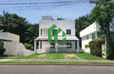Casa em condomínio fechado com 4 quartos para alugar na alphaville litoral norte 1, alphaville (abrantes), camaçari, 285 m2 por r$ 7.000