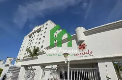 Imperdível: apartamento à venda no centro de lauro de freitas-ba, com 3 quartos, 1 suíte e 2 vagas de garagem!