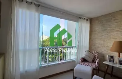 Imperdível: apartamento à venda no centro de lauro de freitas-ba, com 3 quartos, 1 suíte e 2 vagas de garagem!