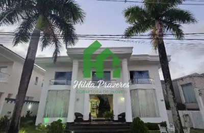 Imperdível: casa à venda em alphaville i, salvador-ba, 5 quartos, 4 suítes, 3 salas, 6 vagas de garagem e 600m² de área.