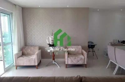 Apartamento de luxo em Piatã, Salvador-BA: 3 quartos, 3 suítes, 4 banheiros, 3 vagas de garagem, 145 m² de área.