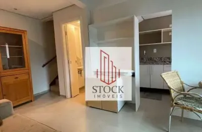 Apartamento duplex com 1 dormitório para alugar, 42 m² por r$ 5.740,00/mês - indianópolis - são paulo/sp