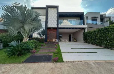 Sobrado com 5 dormitórios à venda, 380 m² por r$ 3.300.000 - condomínio dona lucilla - indaiatuba/sp