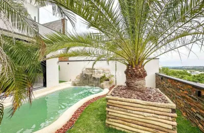 Sobrado com 4 dormitórios à venda, 262 m² por r$ 2.700.000,00 - condomínio jardins di roma - indaiatuba/sp