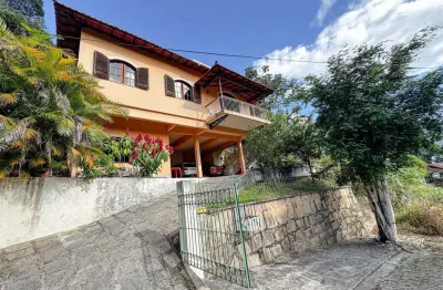 Casa para venda em teresópolis, quinta da barra, 4 dormitórios, 1 suíte, 3 banheiros, 3 vagas