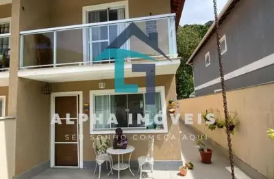 Casa para venda em teresópolis, albuquerque, 2 dormitórios, 2 suítes, 3 banheiros, 1 vaga