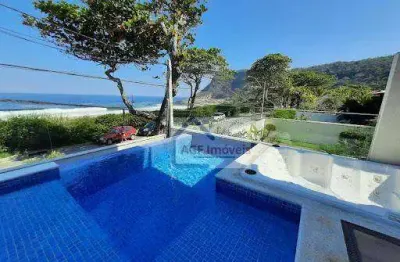 Casa frente mar com 05 suítes à venda por r$ 13.900.000 - itacoatiara - niterói/rj