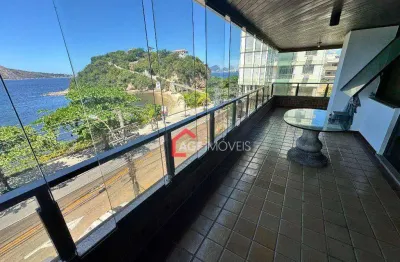 Apartamento à venda, 520 m² por r$ 3.500.000 - boa viagem - niterói/rj