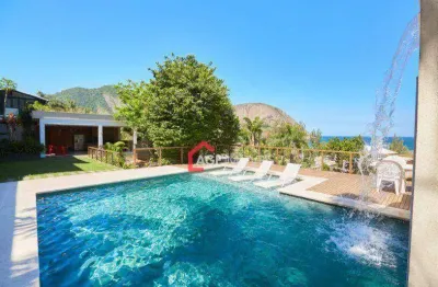 Casa com 5 dormitórios à venda, 600 m² por r$ 6.499.000,00 - itacoatiara - niterói/rj