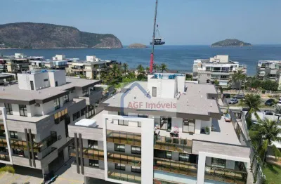 Cobertura com 4 suítes à venda, 322 m² por r$ 4.450.000 - triunfo camboinhas, niterói/rj