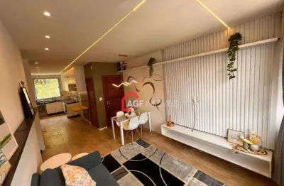 Apartamento com 3 dormitórios à venda, 65 m² por r$ 330.000,00 - santa rosa - niterói/rj