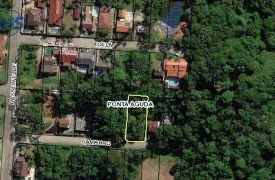 Terreno à venda na Rua Hamburg, 185, Ponta Aguda, Blumenau