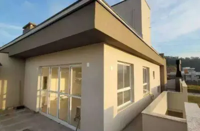 Apartamento duplex com terraço e 2 vagas de garagem em gaspar