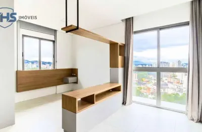 Apartamento com 1 dormitório para alugar, 35 m² por r$ 3.205,83/mês - victor konder - blumenau/sc