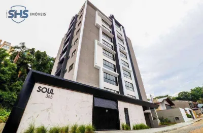 Apartamento com 2 dormitórios à venda, 68 m² por r$ 525.000,00 - itoupava seca - blumenau/sc