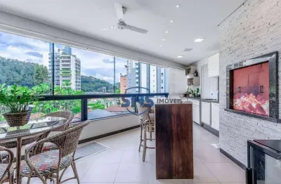 Apartamento com 4 dormitórios à venda, 234 m² por r$ 1.200.000,00 - ponta aguda - blumenau/sc