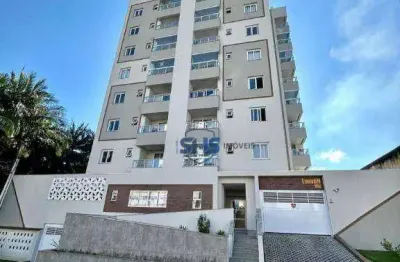 Apartamento com 1 dormitório para alugar, 53 m² por r$ 3.060,00/mês - itoupava seca - blumenau/sc