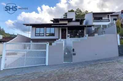 Casa com 4 dormitórios à venda, 266 m² por r$ 2.500.000,00 - velha - blumenau/sc