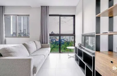 Apartamento com 1 dormitório para alugar, 35 m² por r$ 3.030,00/mês - victor konder - blumenau/sc
