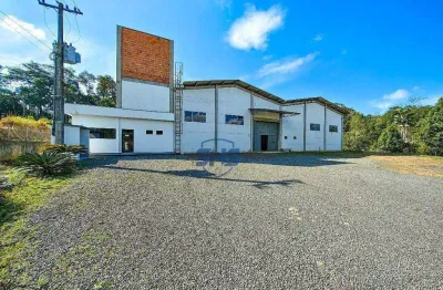Galpão para alugar, 1180 m² por r$ 30.000,00/mês - encano do norte - indaial/sc