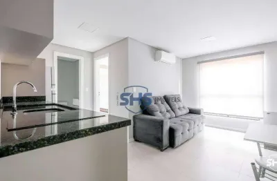 Apartamento com 1 dormitório para alugar, 32 m² por r$ 2.740,00/mês - boa vista - blumenau/sc
